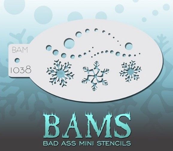 Bad Ass Bams Schminkvorlage Schablonen 1038 - Frozen