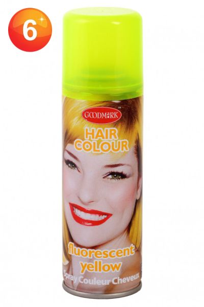 Haarspray fluoreszierend gelb 125 ml