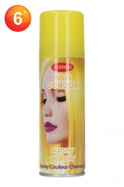 Gelbe Haarspray gelb 125 ml